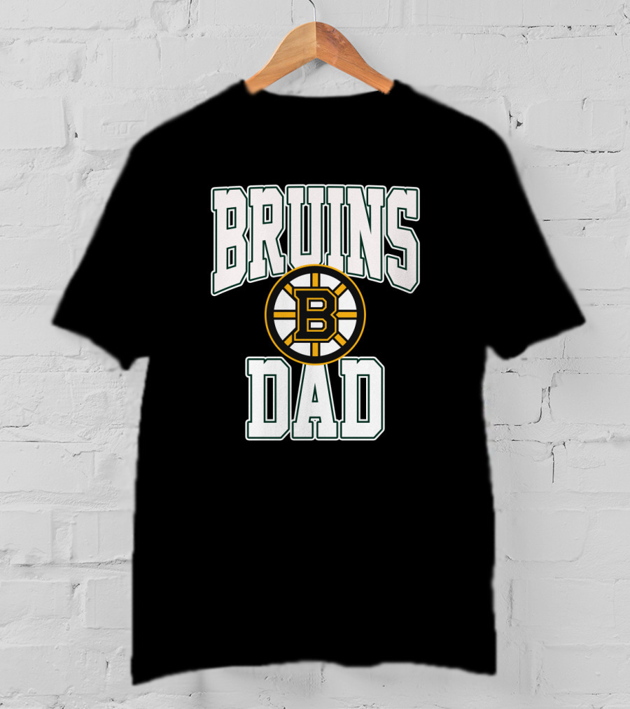Boston Bruins Dad Fan Gear T-Shirt