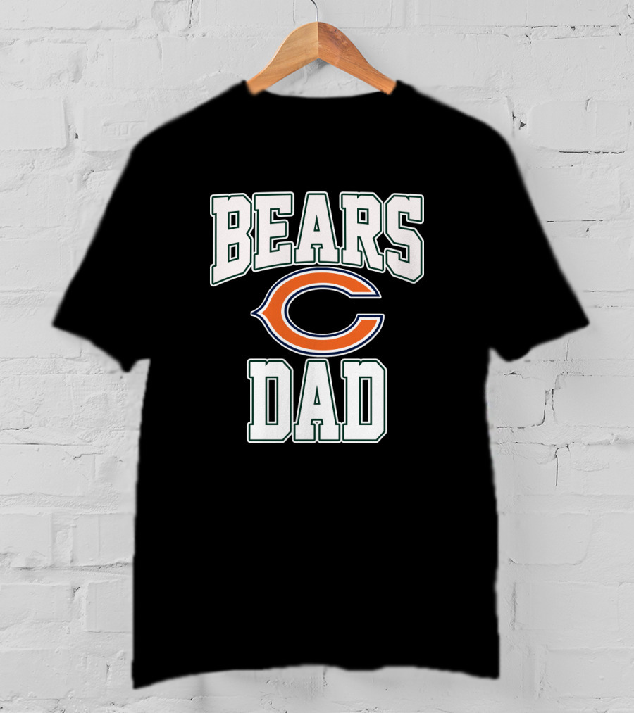 Chicago Bears Dad Fathers Day Edition T-Shirt