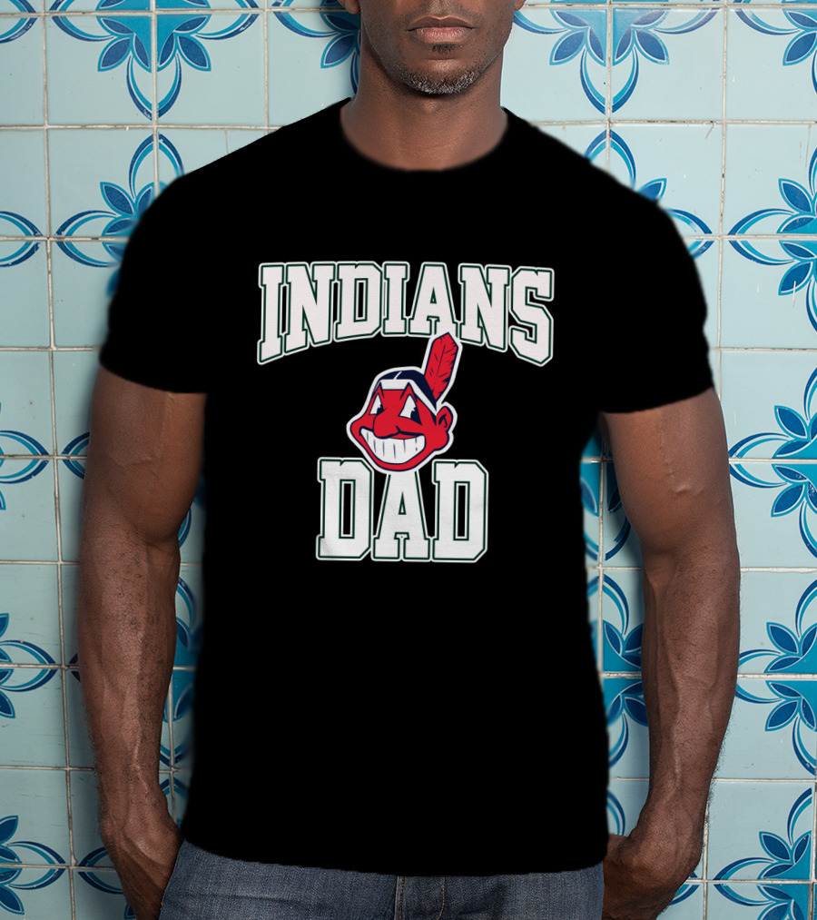 Cleveland Indians Dad Classic Chief Wahoo T-Shirt