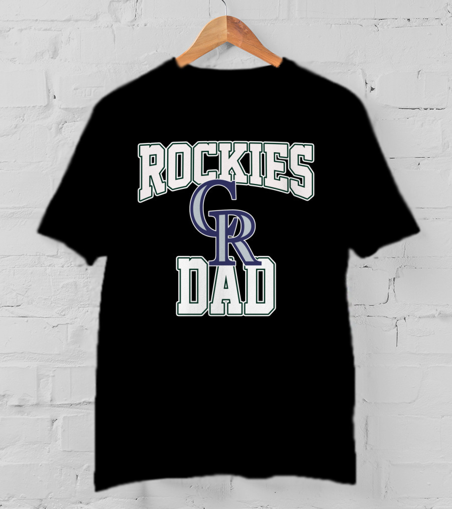 Colorado Rockies Dad Fan Appreciation Gift Top T-Shirt