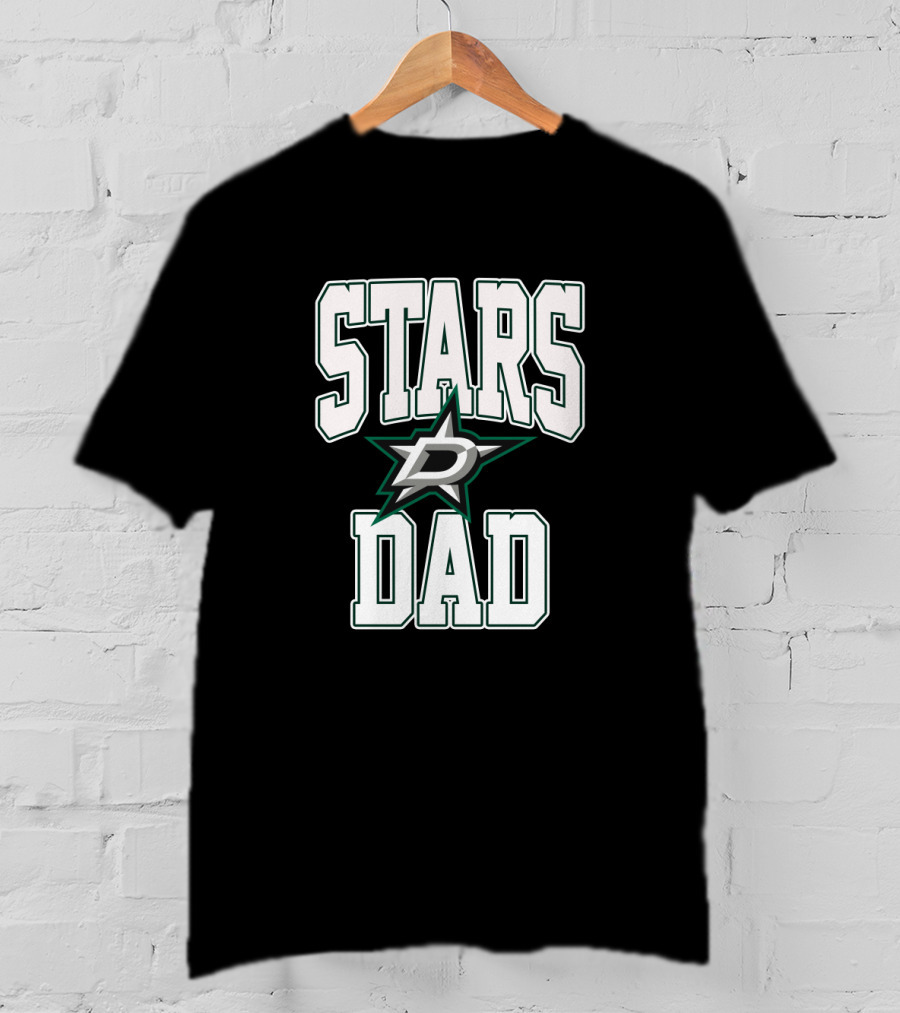 Dallas Stars Dad Hockey T-Shirt