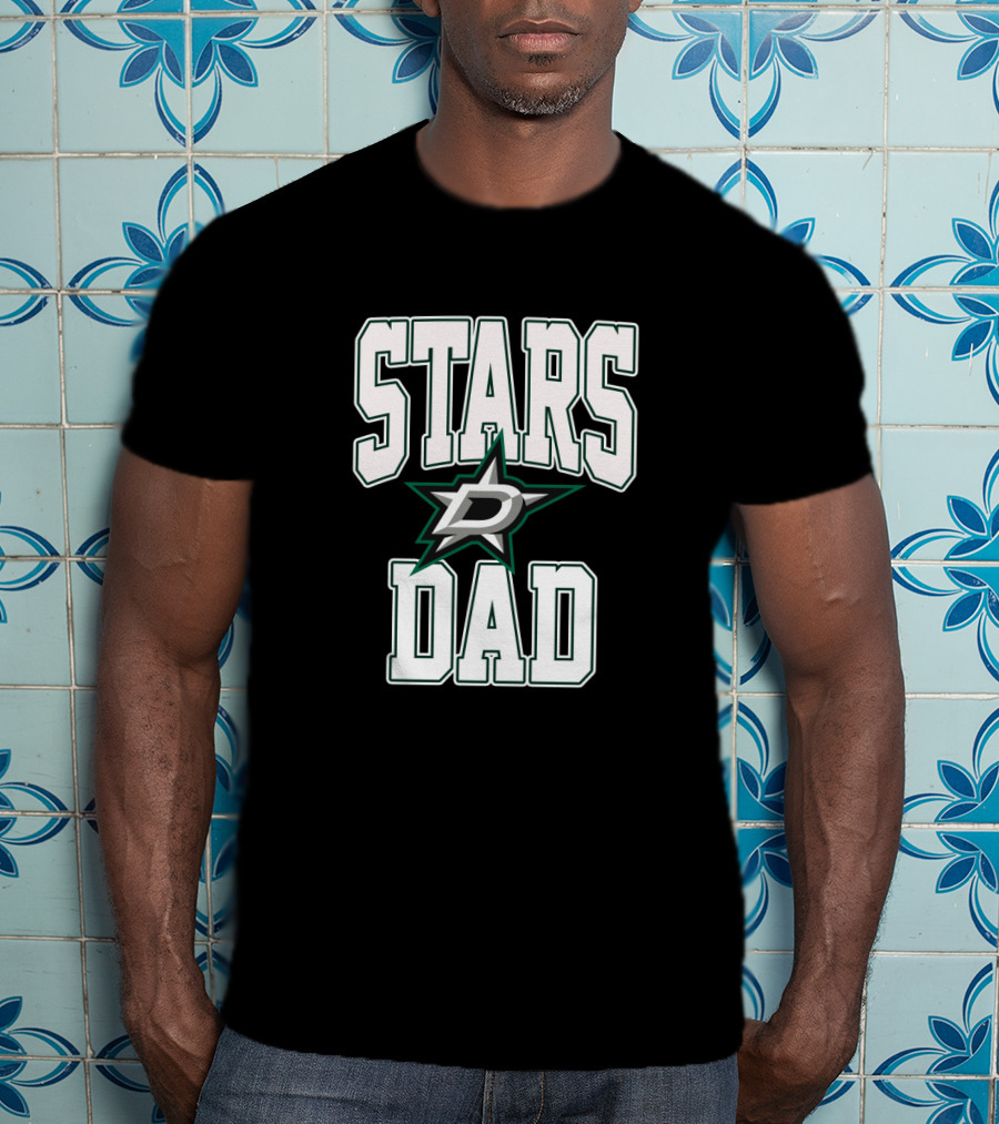 Dallas Stars Dad Hockey T-Shirt
