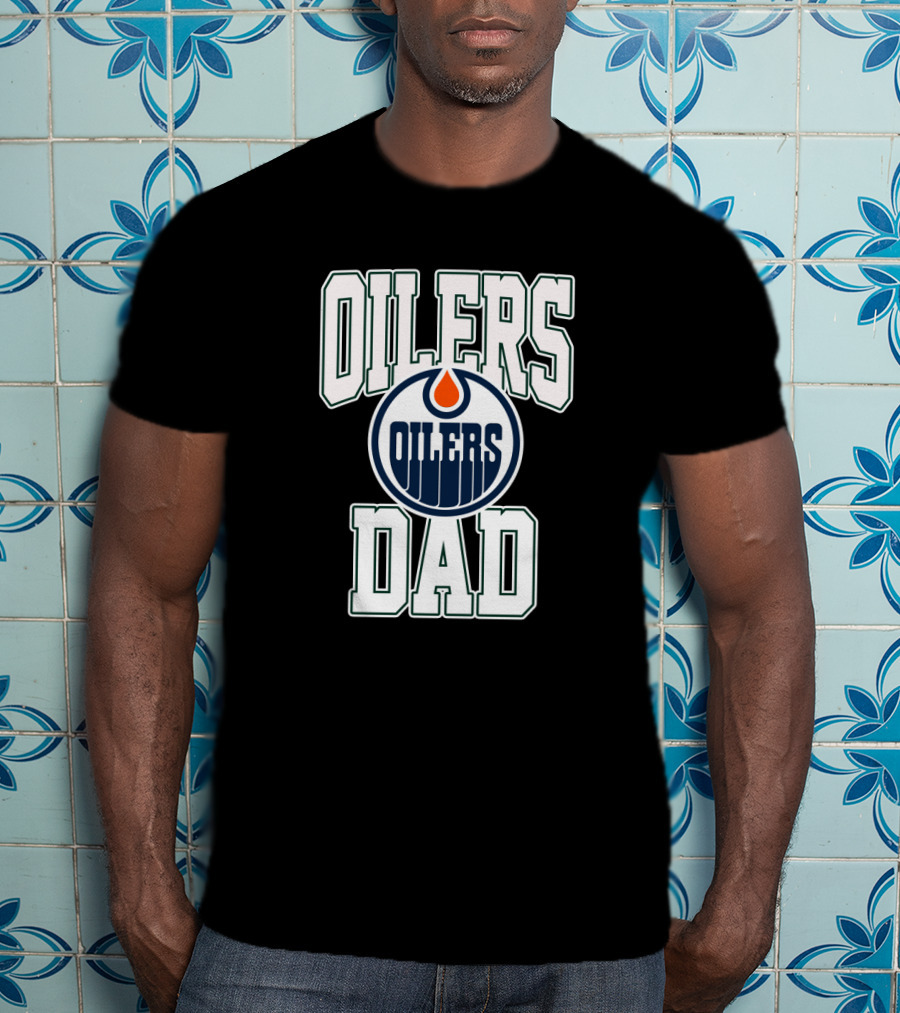 Edmonton Oilers Dad Hockey Fan Pride With Iconic Team T-Shirt