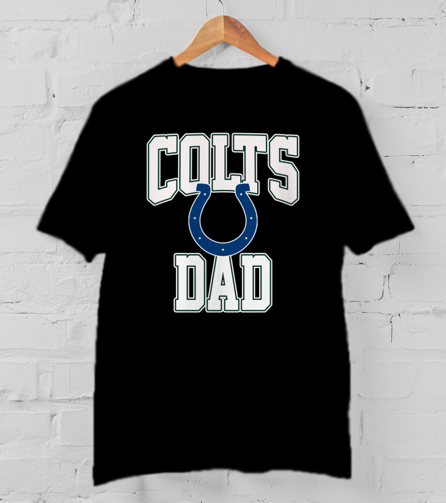 Indianapolis Colts Dad Football Fan Father’s Day T-Shirt