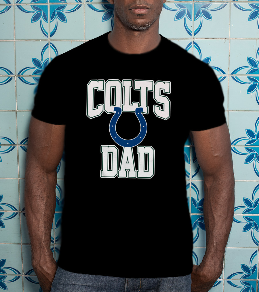 Indianapolis Colts Dad Football Fan Father’s Day T-Shirt