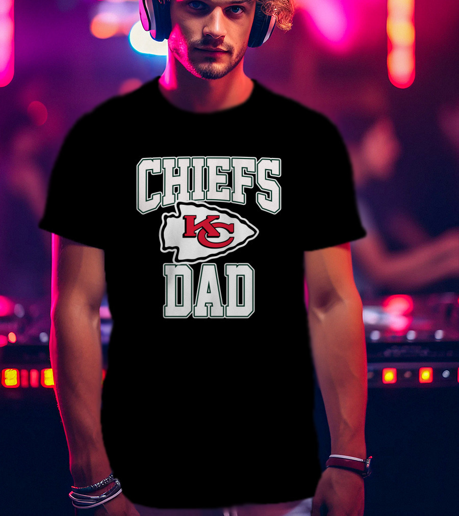 Kansas City Chiefs Dad Father's Day Chiefs T-Shirt