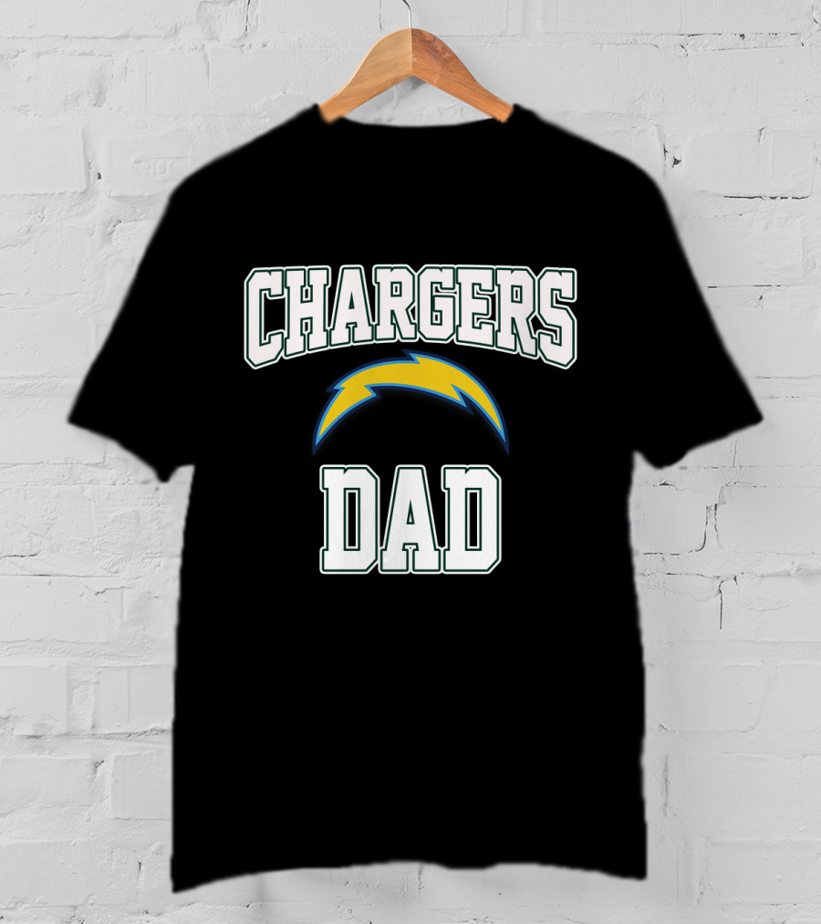 Los Angeles Chargers Dad Fathers Day T-Shirt
