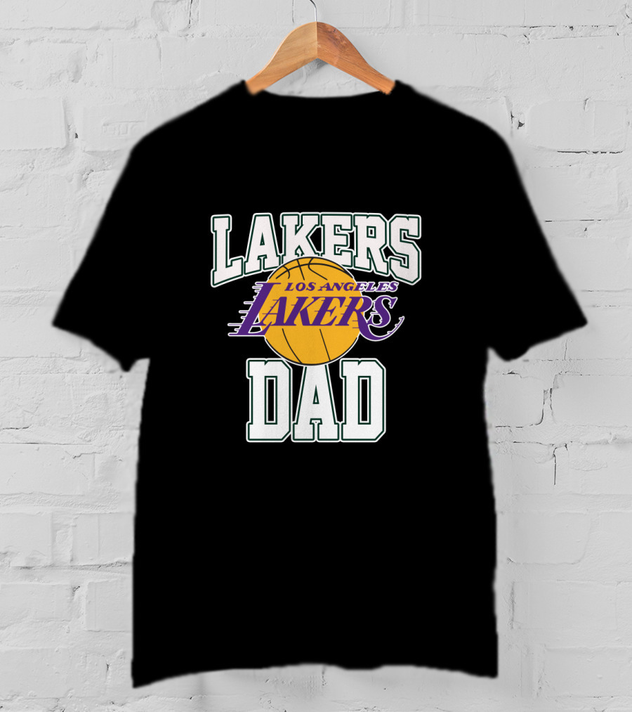 Lakers Dad Los Angeles Lakers Fathers Day T-Shirt