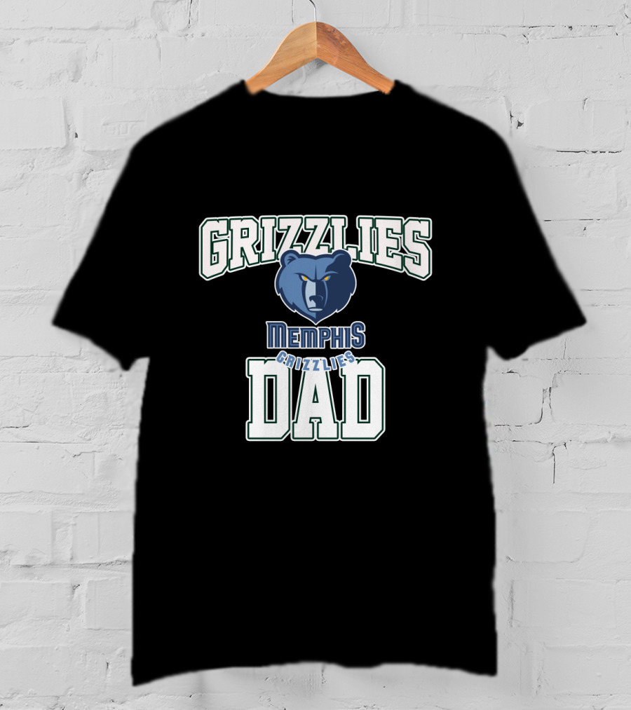 Memphis Grizzlies Dad Best Fathers Day Gift T-Shirt