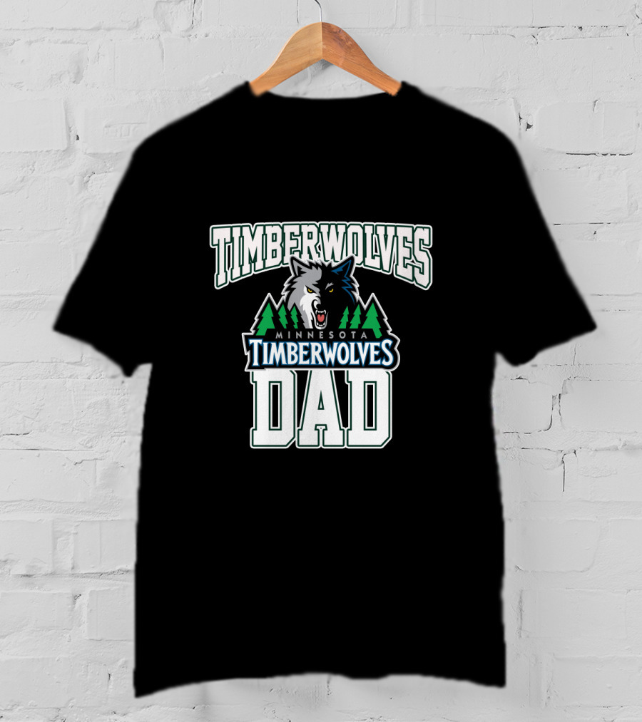 Minnesota Timberwolves Dad Father's Day Gift T-Shirt