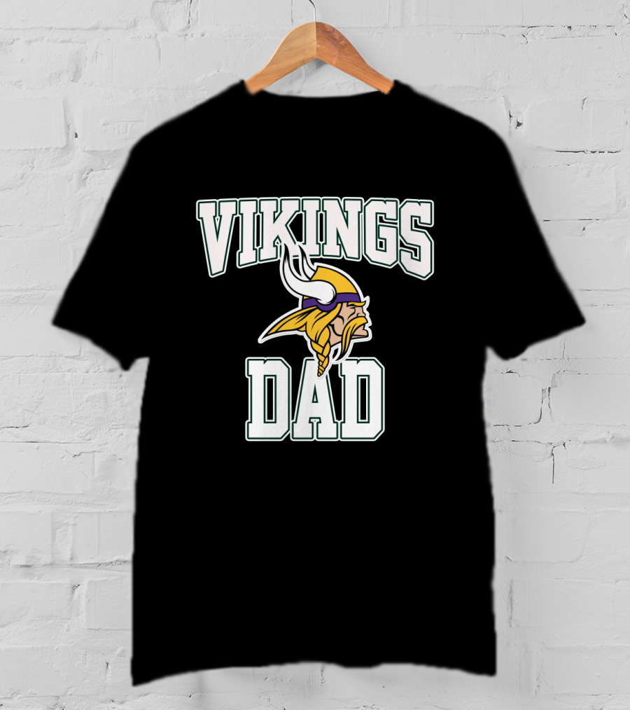 Vikings Dad Minnesota Football Father's Day T-Shirt