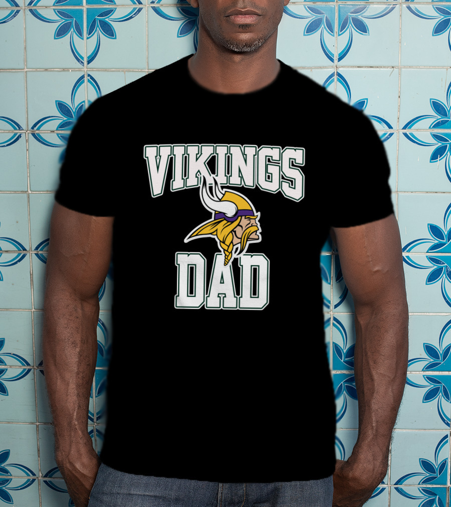 Vikings Dad Minnesota Football Father's Day T-Shirt