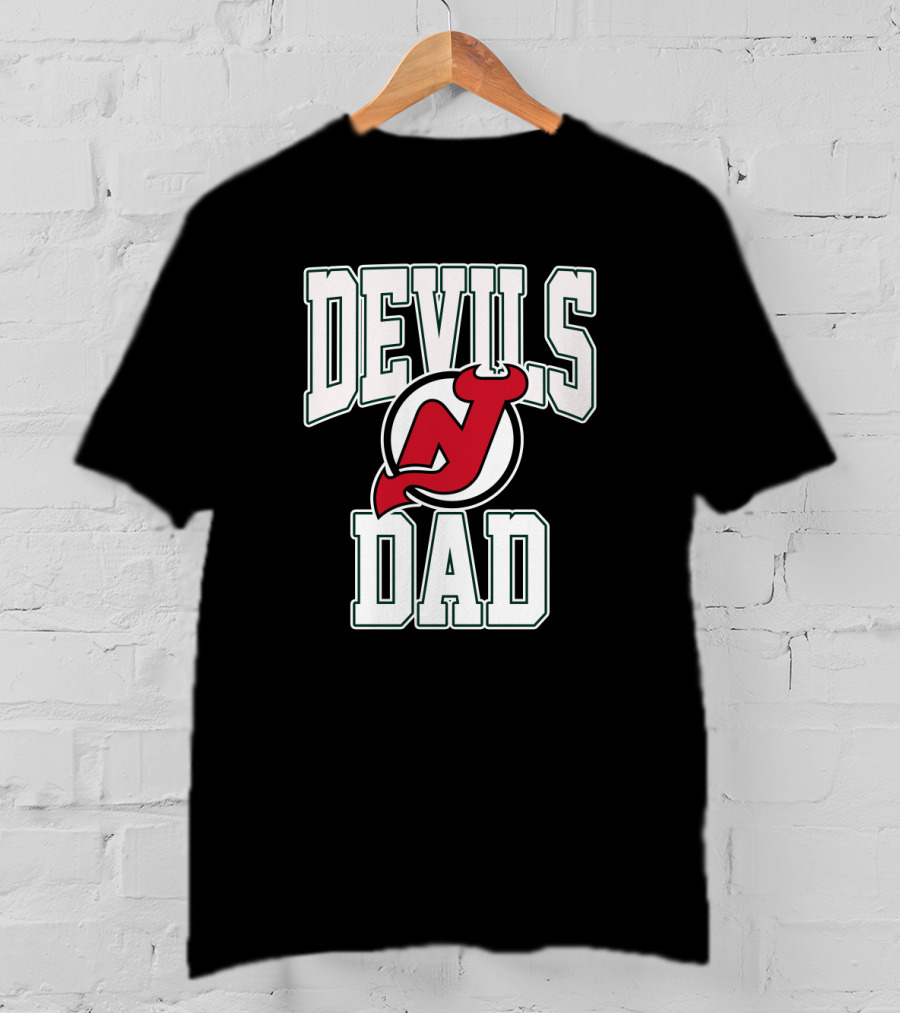 New Jersey Devils Dad Father's Day T-Shirt