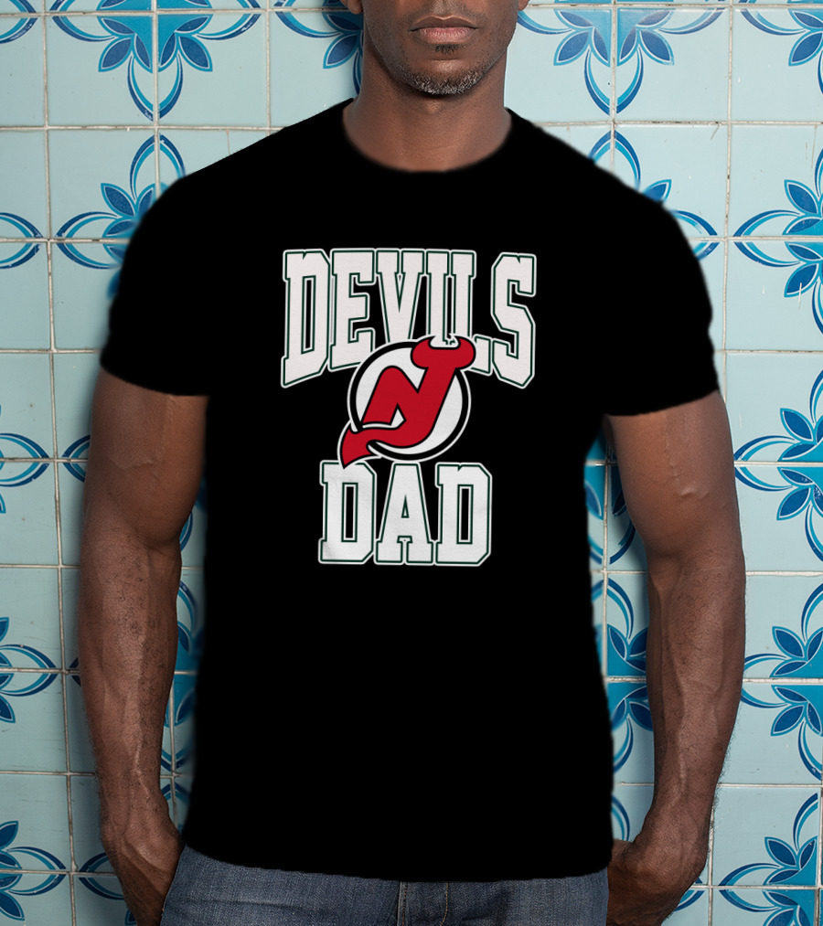 New Jersey Devils Dad Father's Day T-Shirt