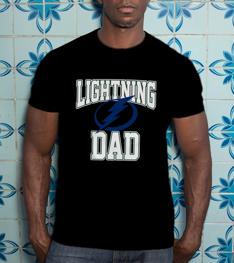 Lightning Dad Tampa Bay Hockey Team T-Shirt