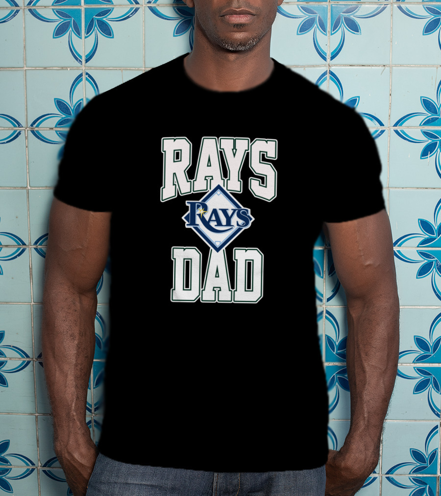 Rays Dad Tampa Bay Rays Baseball T-Shirt