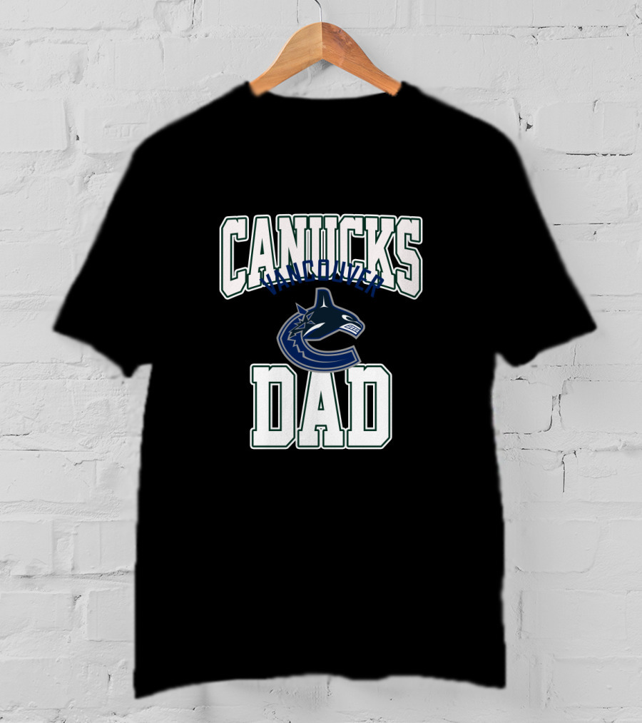 Vancouver Canucks Dad Whale Logo T-Shirt