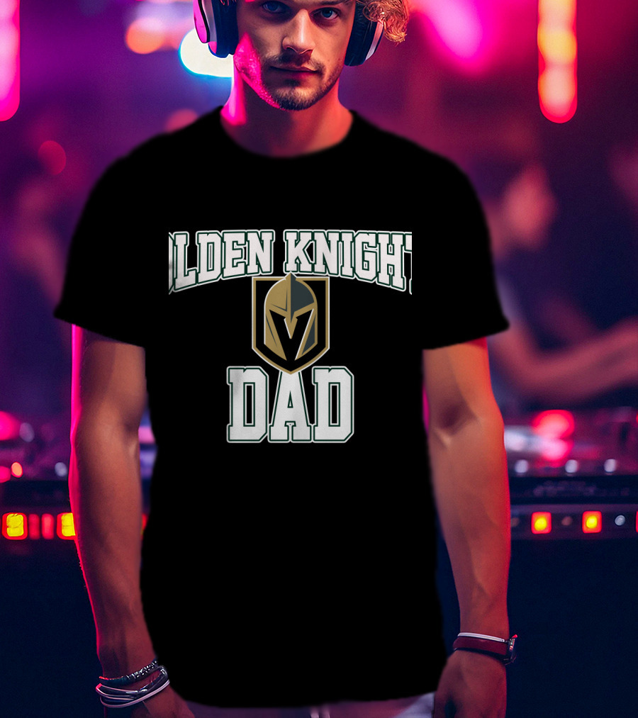 Golden Knights Dad Vegas Hockey Fan T-Shirt