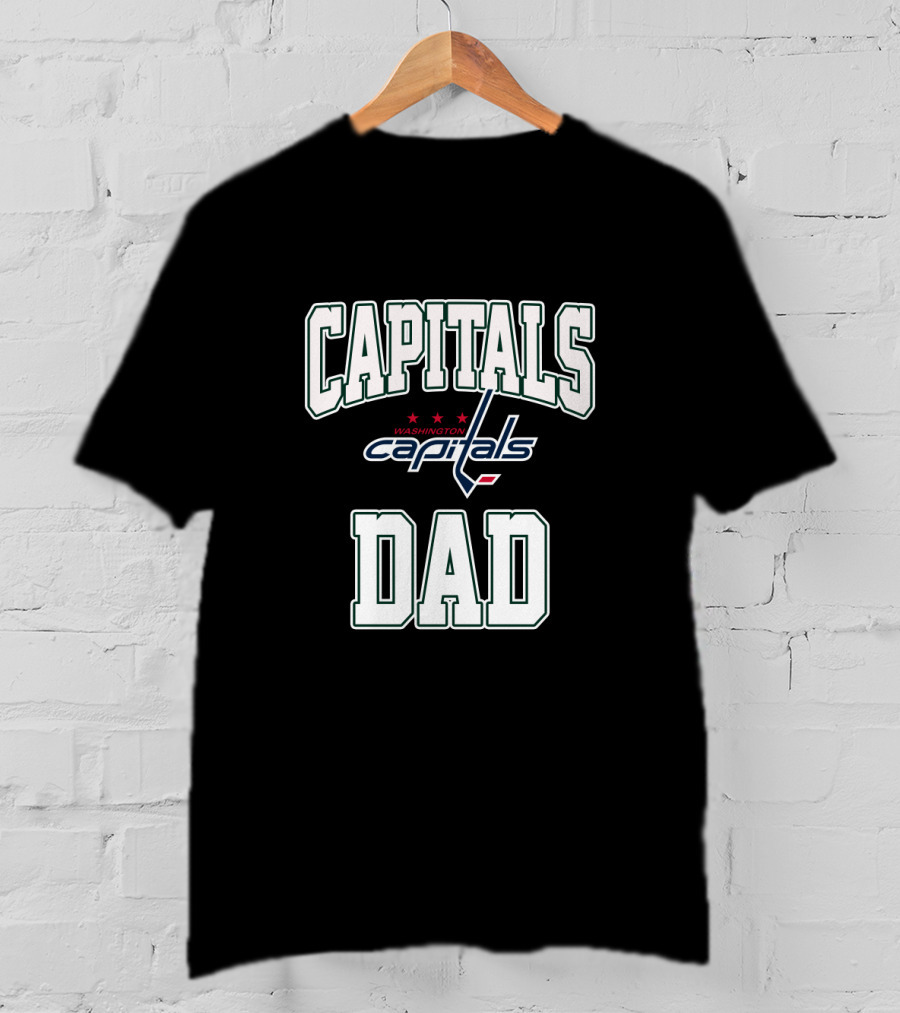 Washington Capitals Dad Proud Supporter Fan Gear T-Shirt