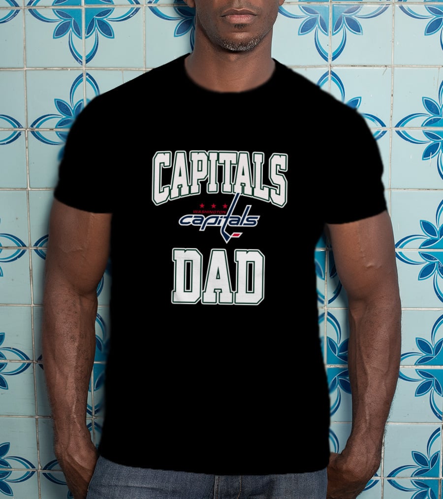 Washington Capitals Dad Proud Supporter Fan Gear T-Shirt