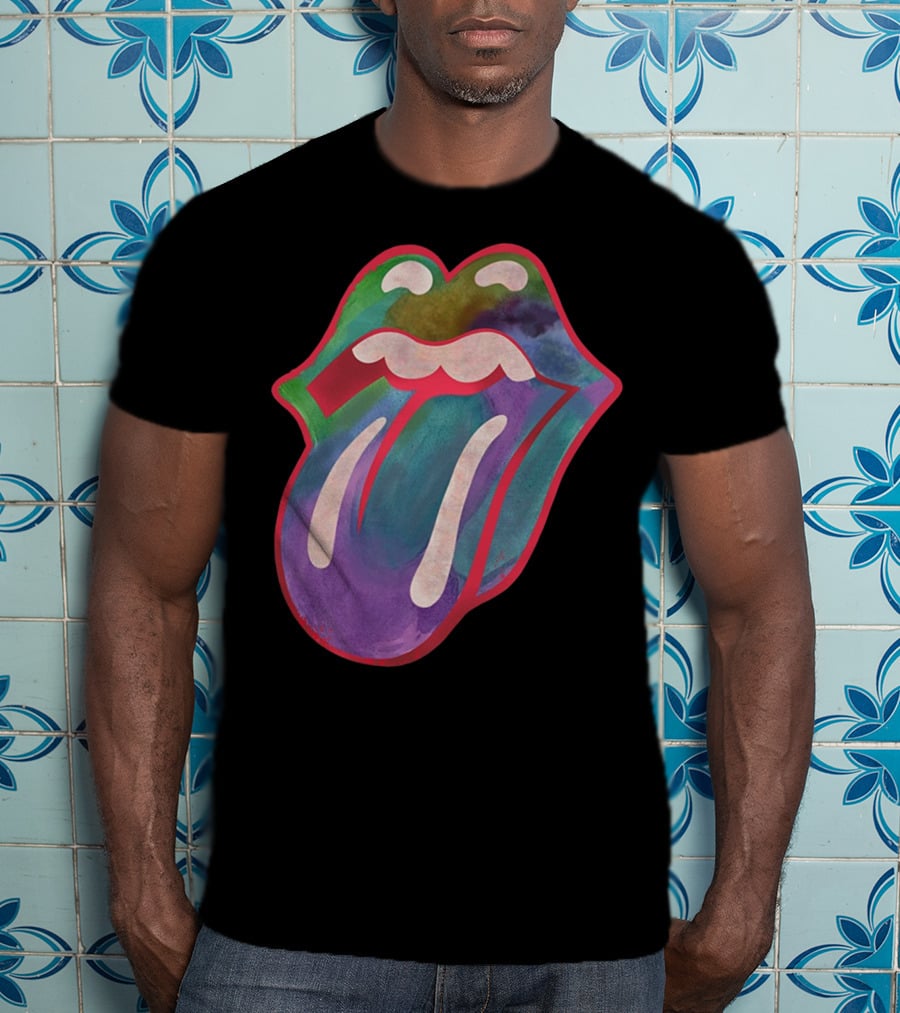 The Rolling Stones Multicolor Tongue T-Shirt