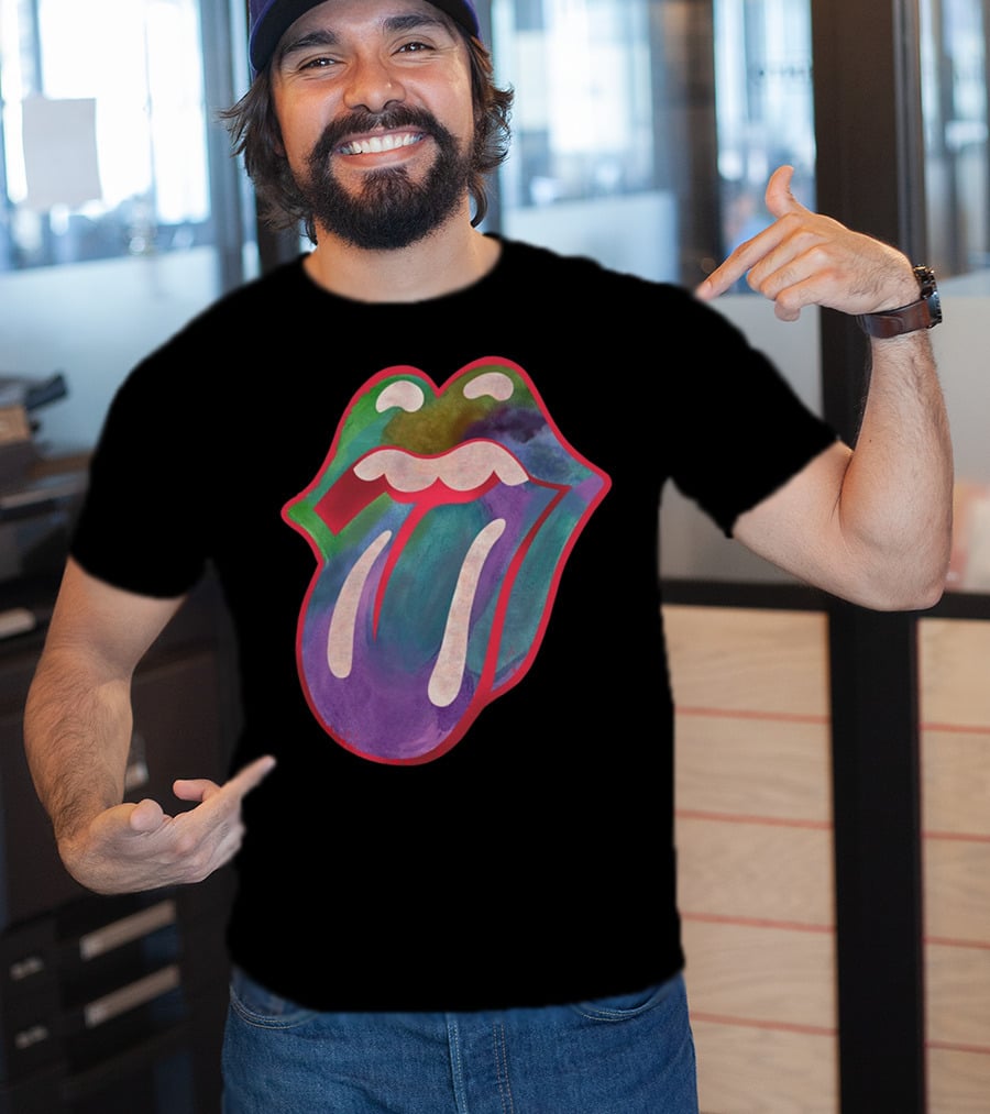 The Rolling Stones Multicolor Tongue T-Shirt