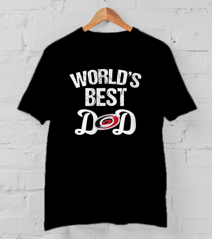 World's Best Carolina Hurricanes Dad T-Shirt
