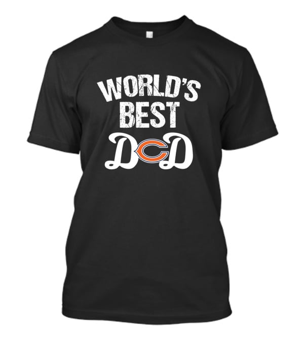 World's Best Chicago Bears Dad T-Shirt