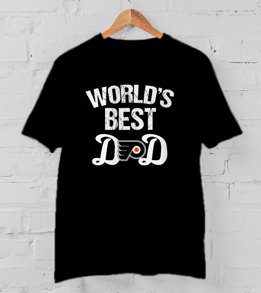 World's Best Dad Philadelphia Flyers T-Shirt