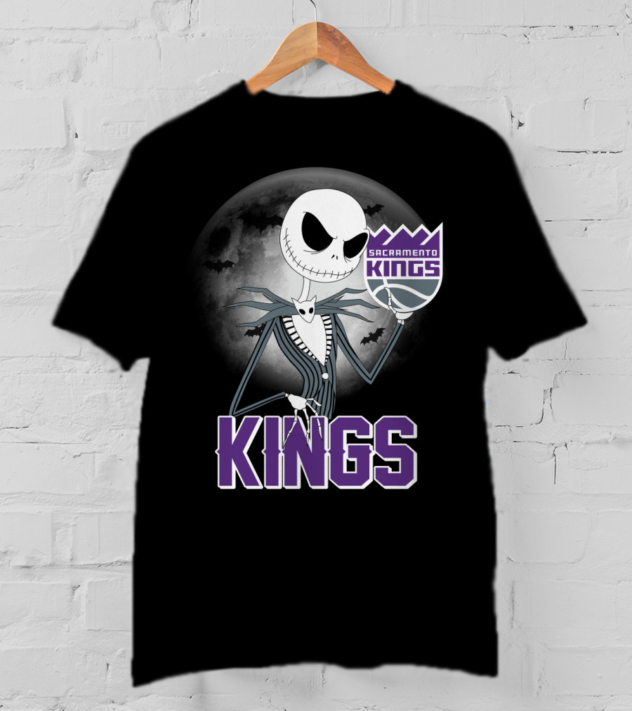 Kings Halloween Jack Skellington Sacramento T-Shirt