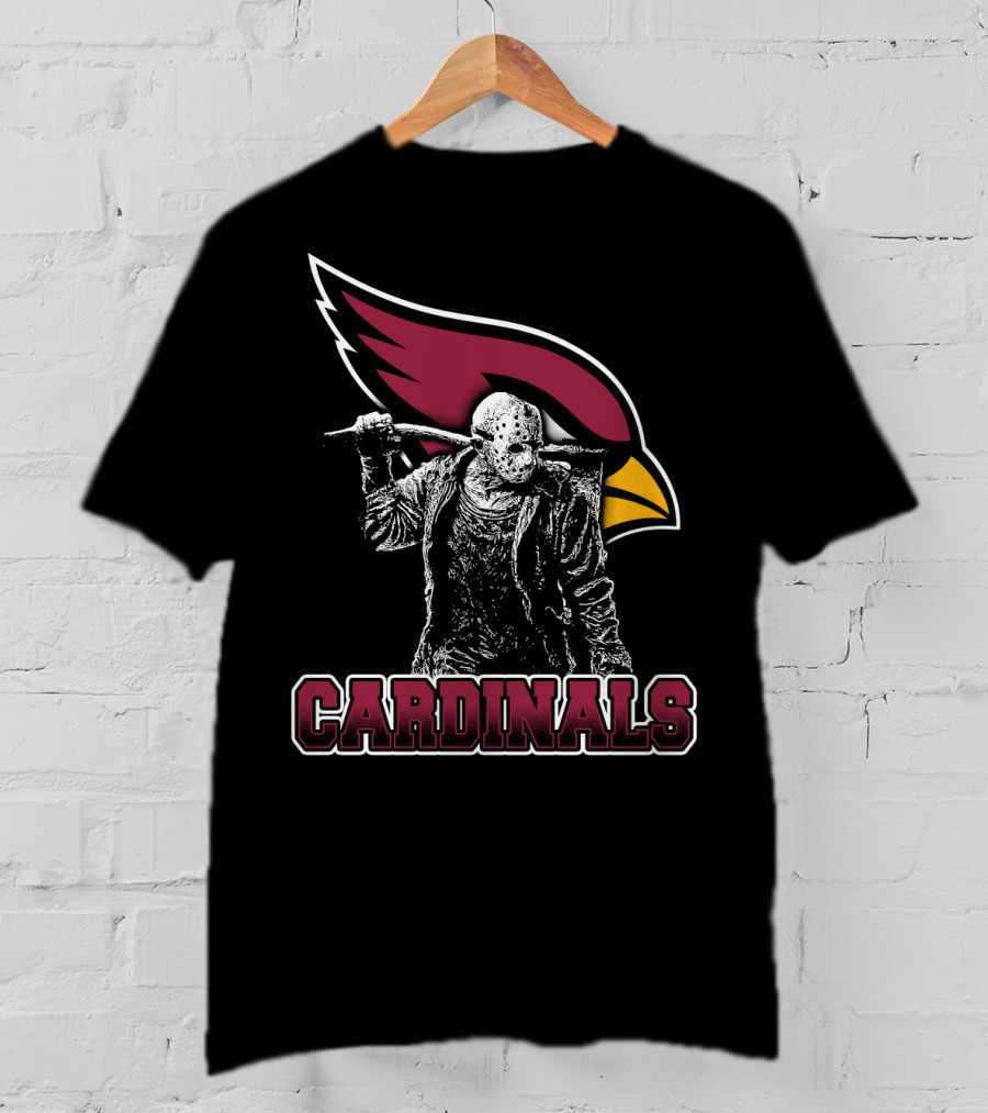 Jason Voorhees Cardinals Fans Arizona T-Shirt