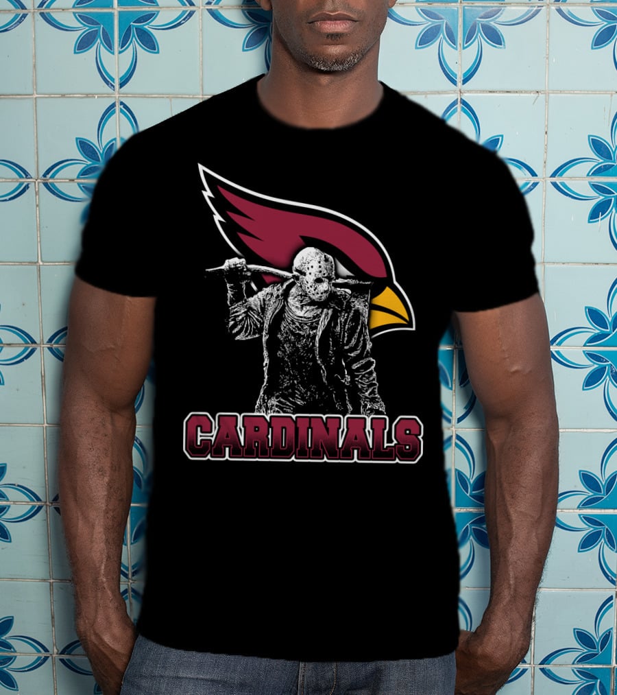 Jason Voorhees Cardinals Fans Arizona T-Shirt