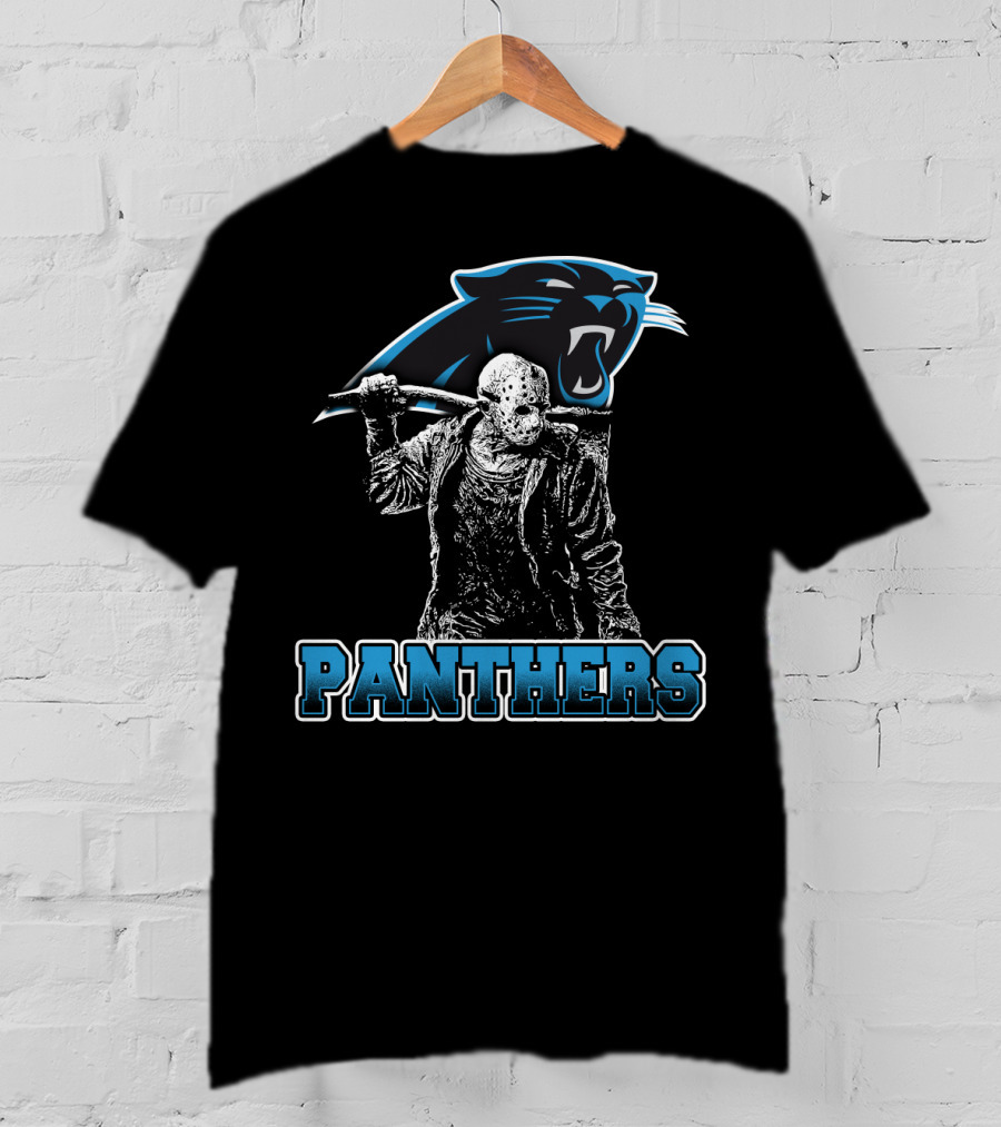 Panthers Jason Voorhees Carolina Fans T-Shirt