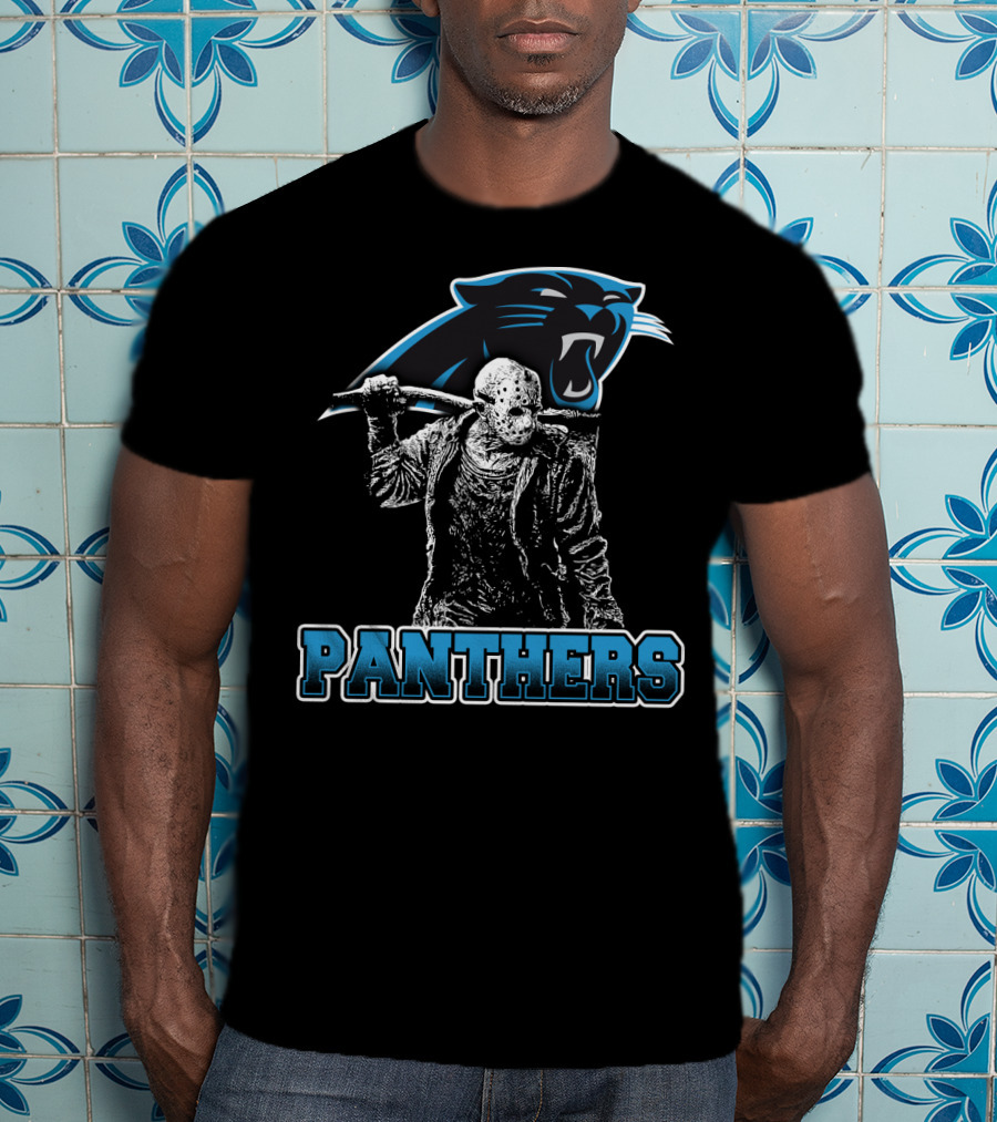Panthers Jason Voorhees Carolina Fans T-Shirt