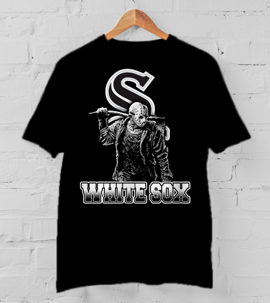 Chicago White Sox Jason Voorhees Horror Baseball Fans T-Shirt