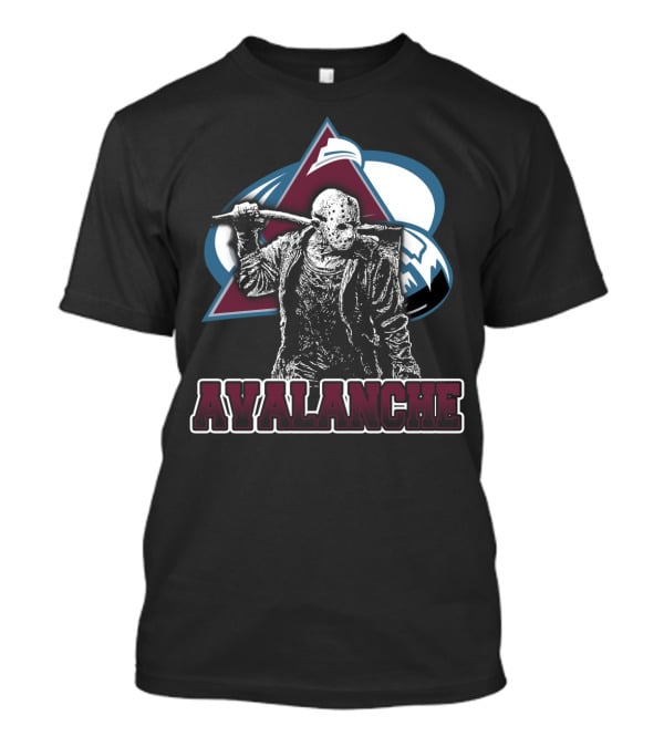 Jason Voorhees Colorado Avalanche Crossover Fan T-Shirt