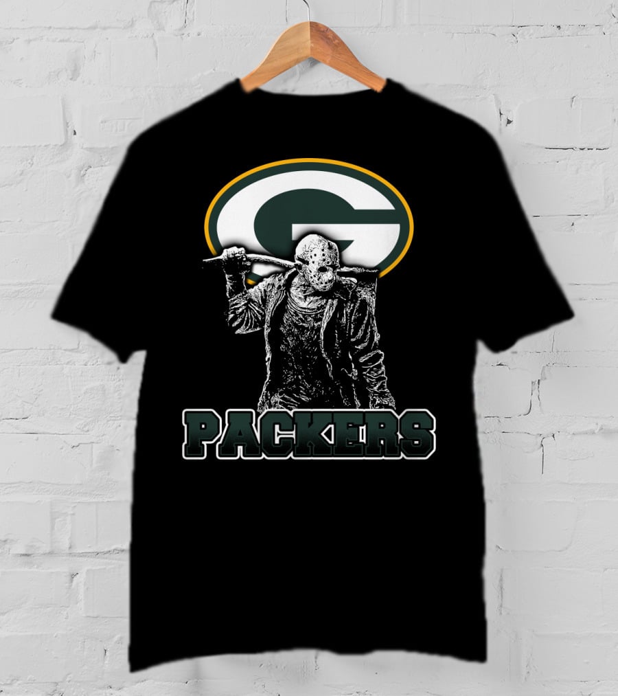 Packers Jason Voorhees Horror Mashup T-Shirt
