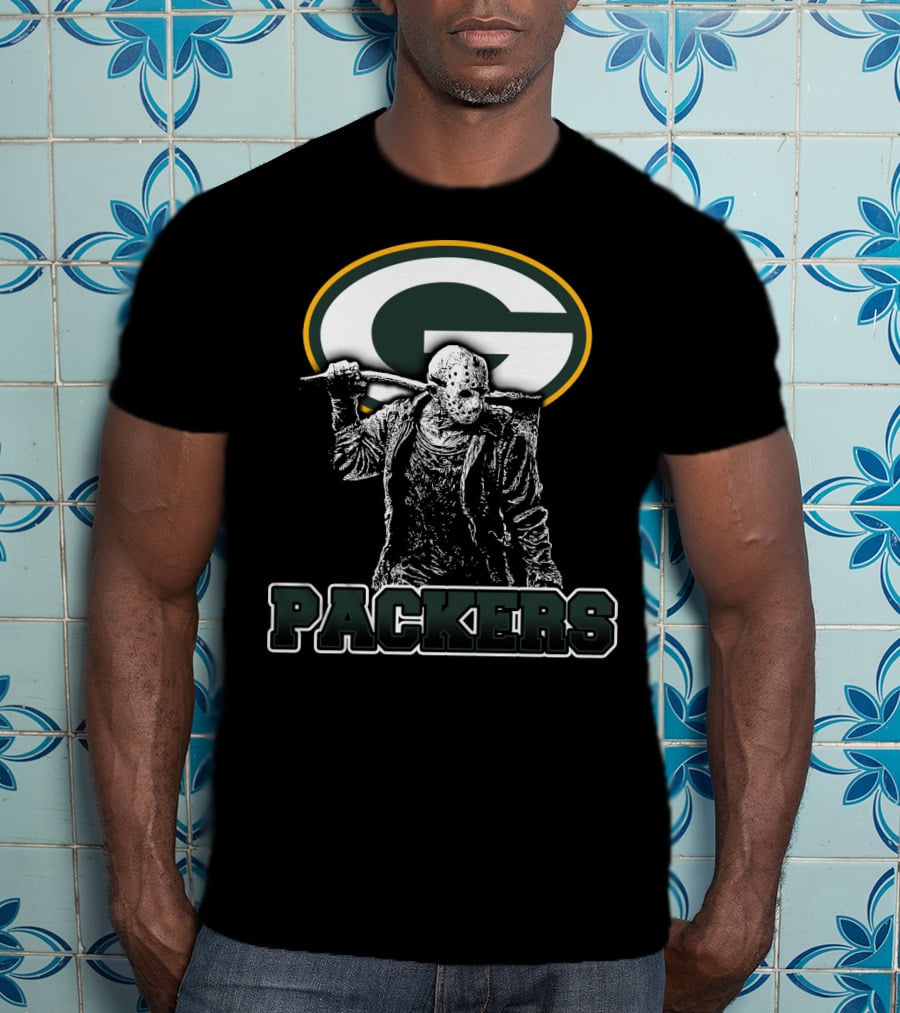 Packers Jason Voorhees Horror Mashup T-Shirt