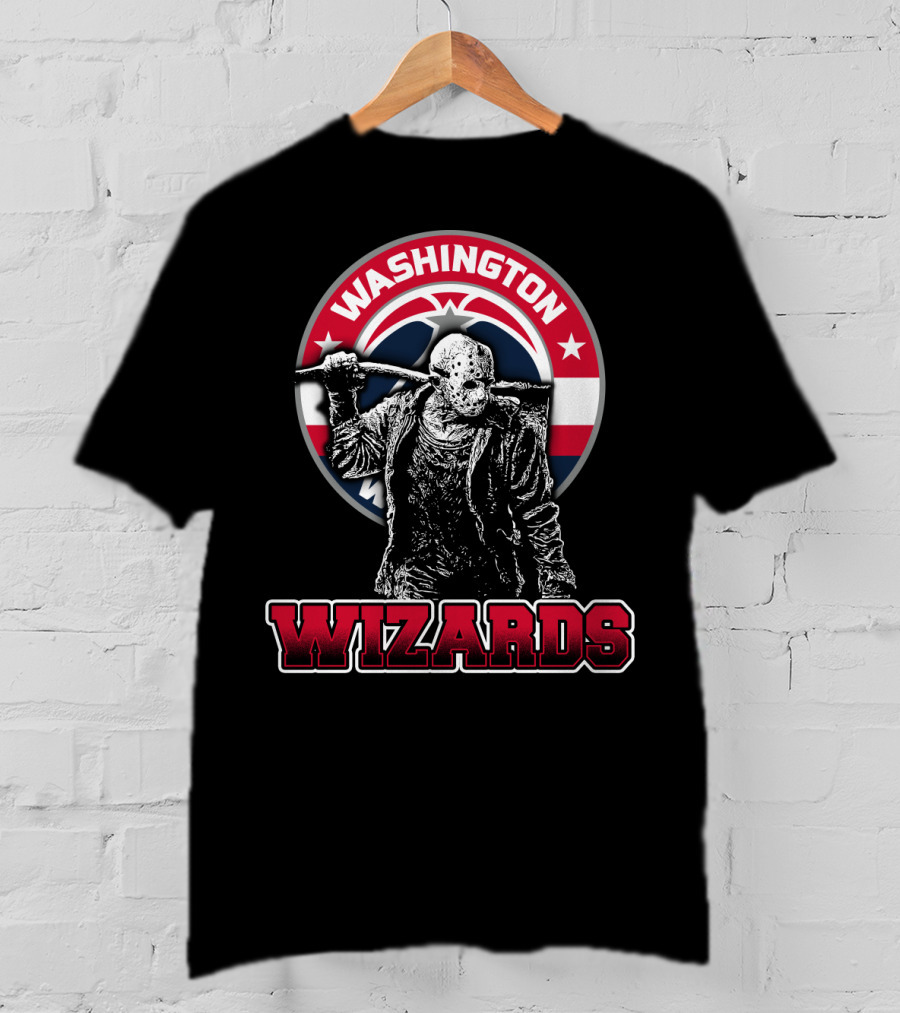Jason Voorhees And Washington Wizards Crossover Fans T-Shirt