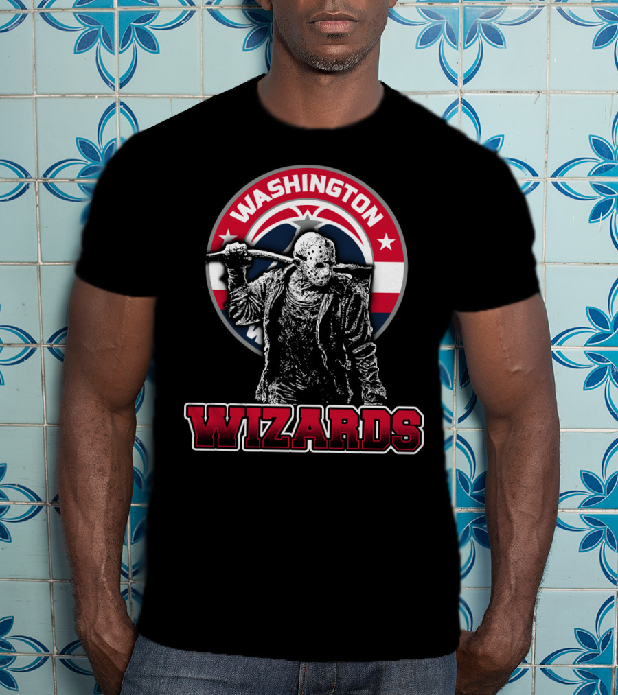 Jason Voorhees And Washington Wizards Crossover Fans T-Shirt