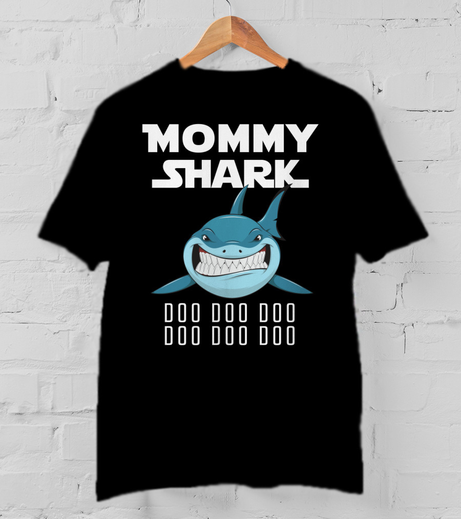 Mommy Shark Doo Doo Doo Cartoon T-Shirt