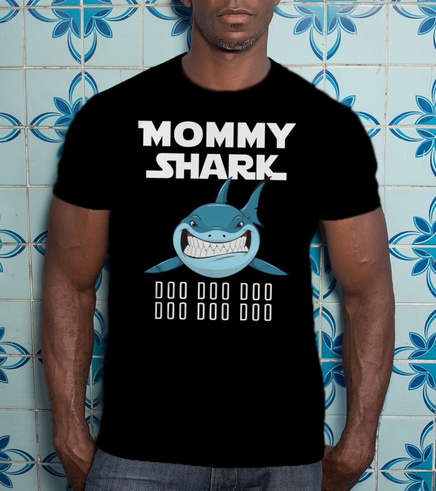 Mommy Shark Doo Doo Doo Cartoon T-Shirt