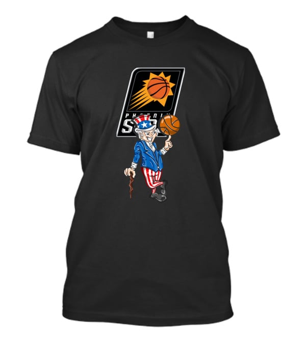 Phoenix Suns Uncle Sam 4Th July Basketball Celebration T-Shirt