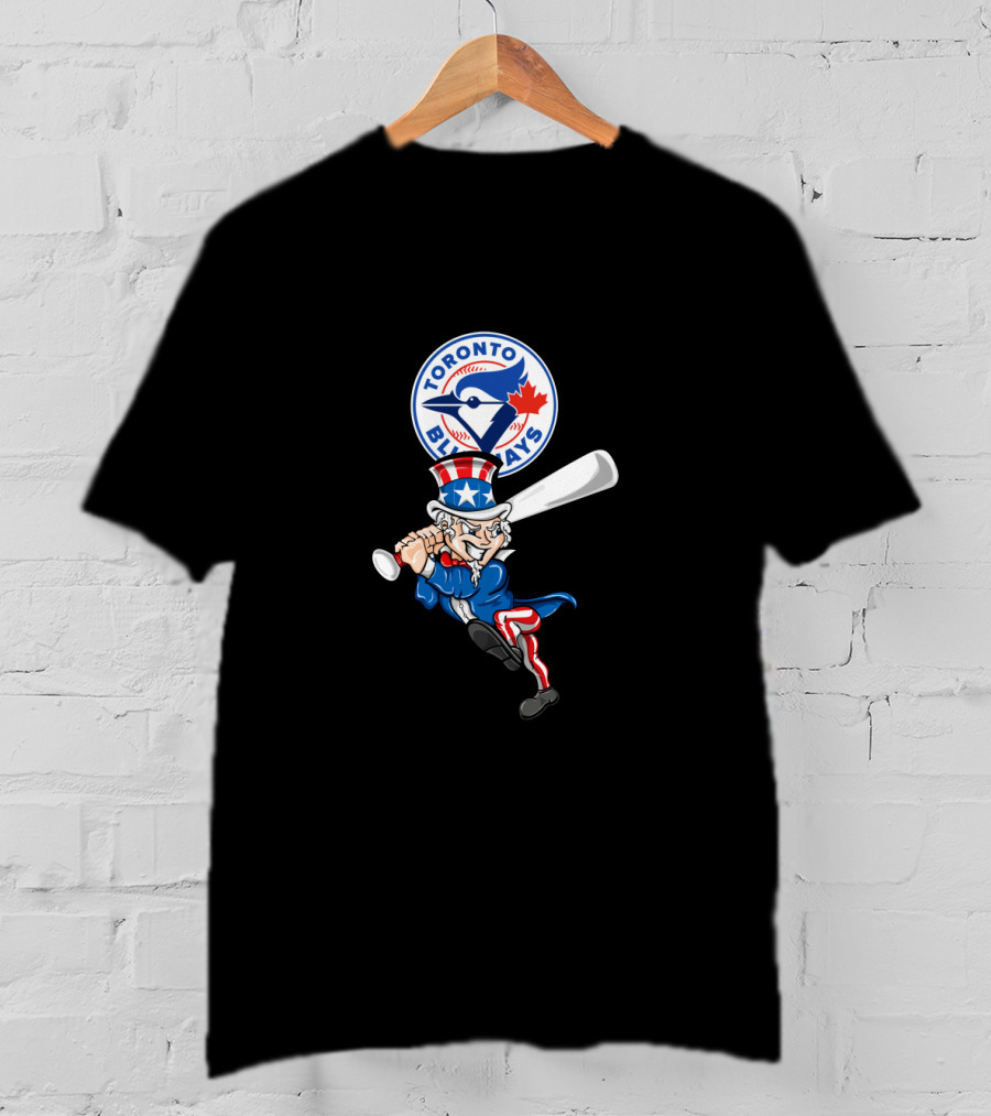Toronto Blue Jays Uncle Sam Baseball 4Th July Patriotic Swing T-Shirt