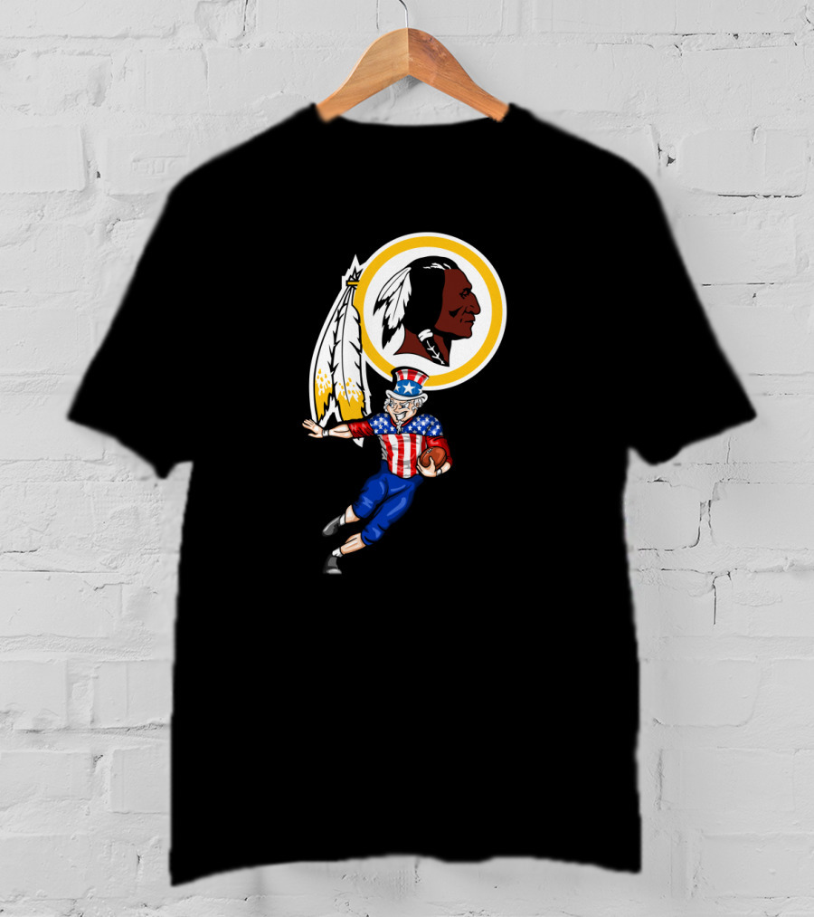4Th July Uncle Sam With Washington Football Team T-Shirt