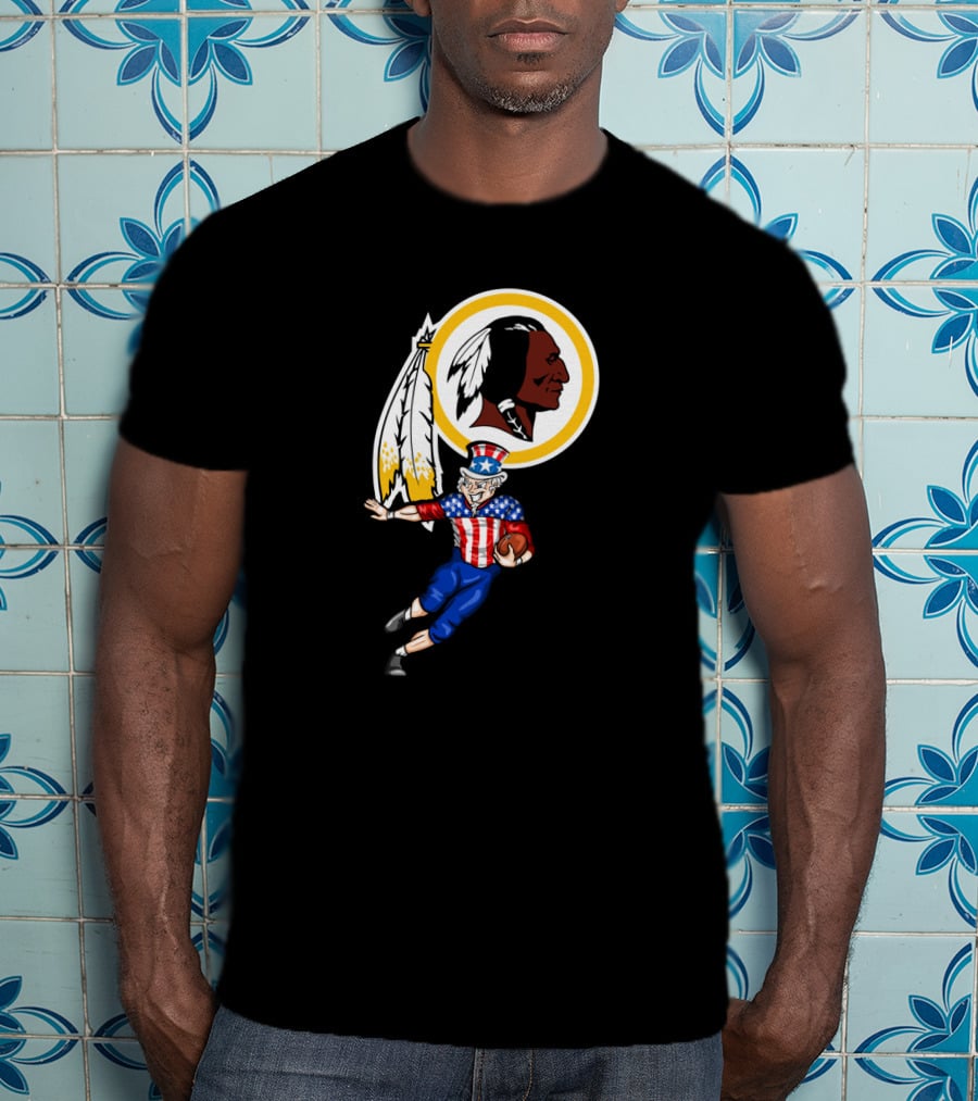 4Th July Uncle Sam With Washington Football Team T-Shirt
