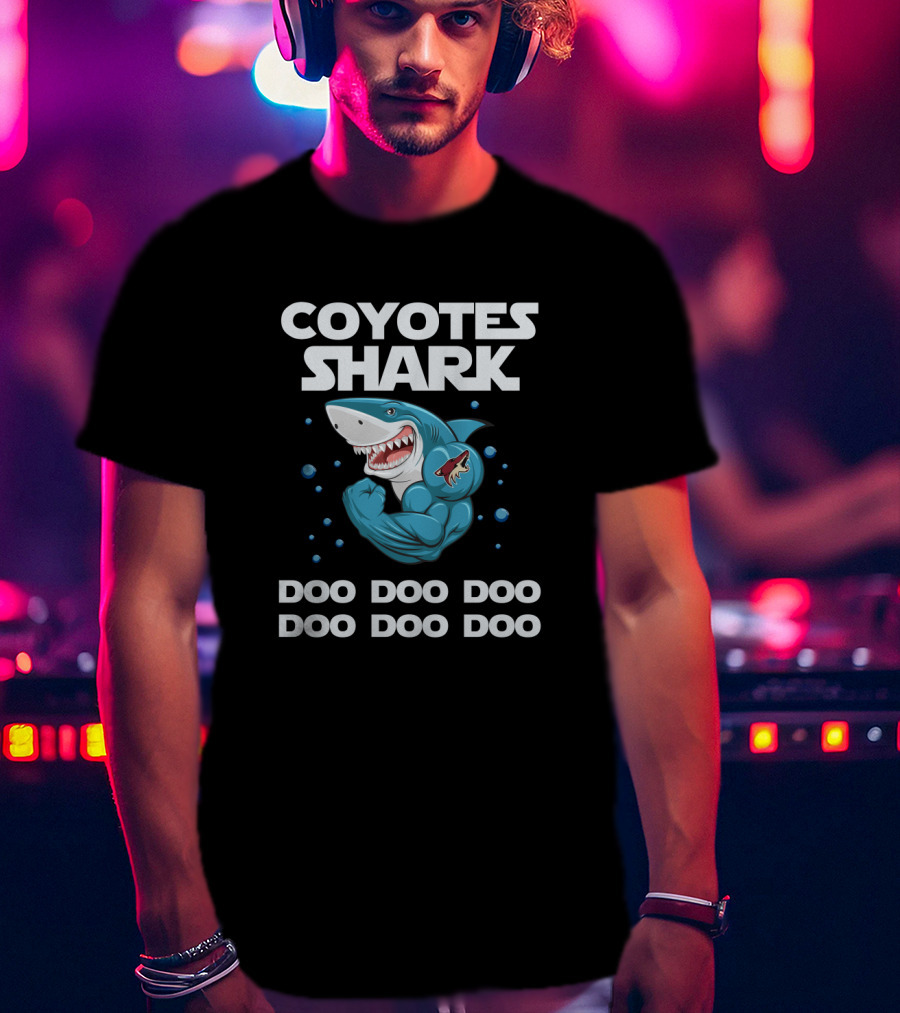 Coyotes Shark Doo Doo Doo Doo Doo Doo Arizona Coyotes T-Shirt