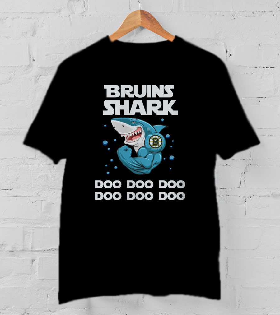Bruins Shark Doo Doo Doo With Boston Bruins T-Shirt