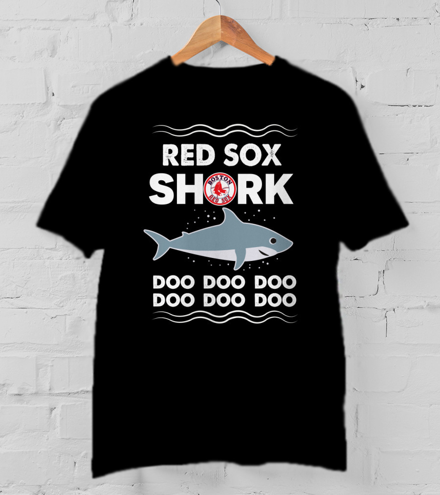 Boston Red Sox Shark Doo Doo Doo Featuring Team Logo And Stylish T-Shirt