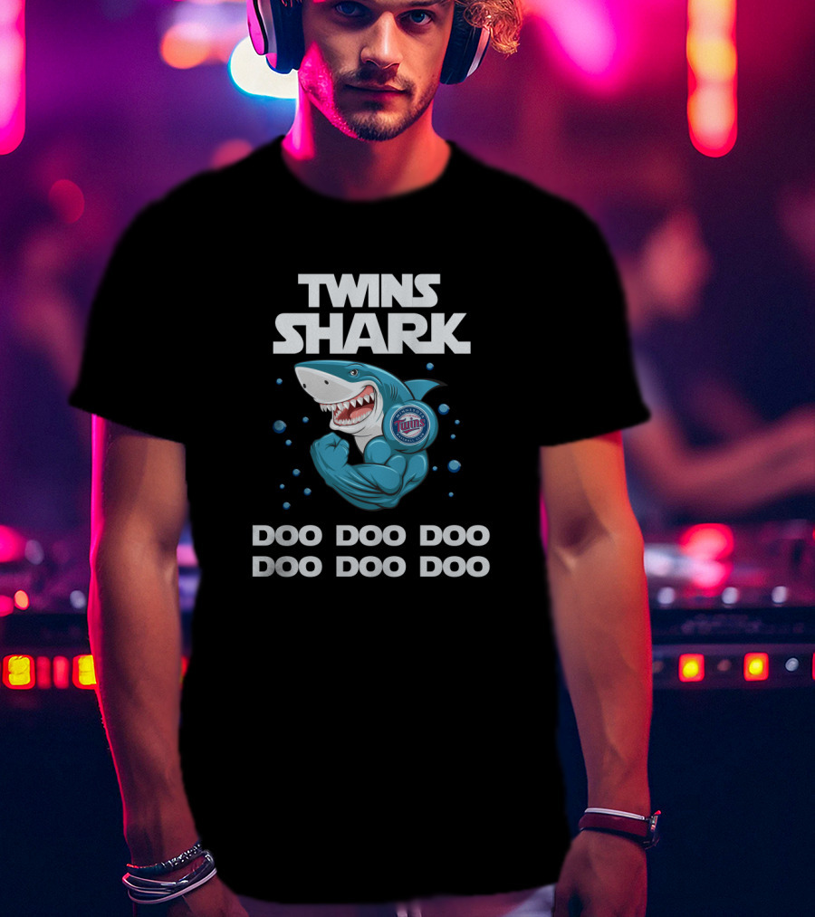 Twins Shark Doo Doo Doo Minnesota Twins Baseball T-Shirt